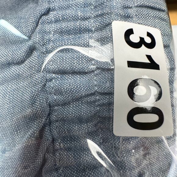 Athleta Pants Womens 22 Blue Retreat Linen Wide Leg Ankle Lagenlook Beach Resort - Picture 12 of 13